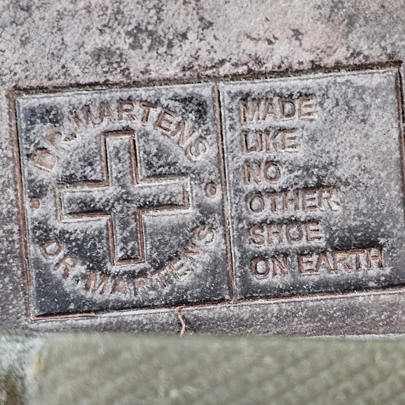 RARE Dr Martens Ferdinand Cavalry Boots Analine Leather Caribean Wax Sz 14 - Picture 11 of 15